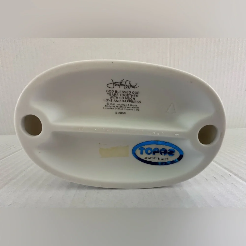 Precious Moments 10th Anniversary Cake Topper - Cream and Pink - Picture 8 of 16